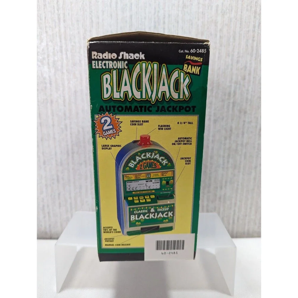 Radio Shack Electronic Blackjack Savings Bank